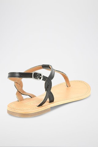 Leren Sandalen Rosy - Zwart