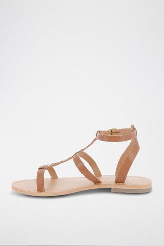 Leren Sandalen Radieuse - Camel