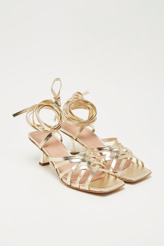 Leren  Sandalen Emilya - Beige