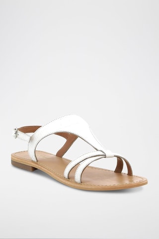Leren Sandalen Raya - Wit
