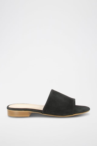 Nubuck Muiltjes Inaya - Zwart