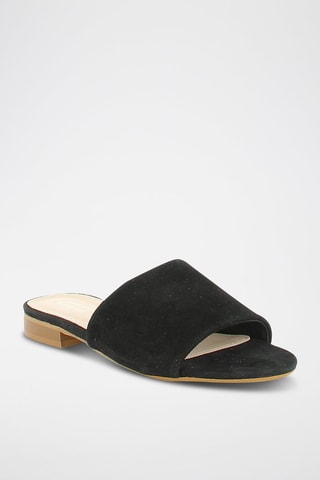 Nubuck Muiltjes Inaya - Zwart