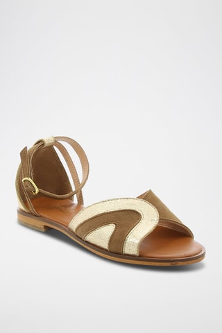 Leren Sandalen Reverie - Camel