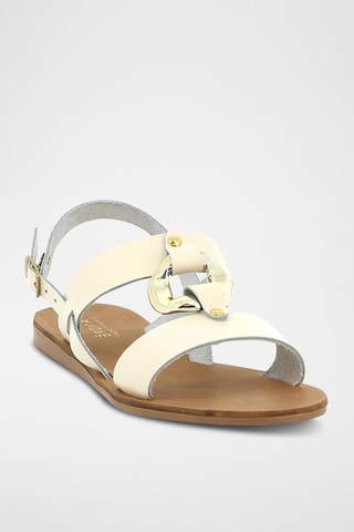Leren Sandalen Ramses - Beige