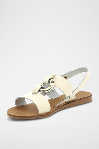 Leren Sandalen Ramses - Beige