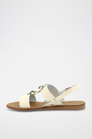 Leren Sandalen Ramses - Beige