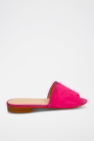 Nubuck Muiltjes Inaya - Fuchsia