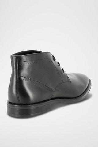 Leren Derby's Piana - Zwart