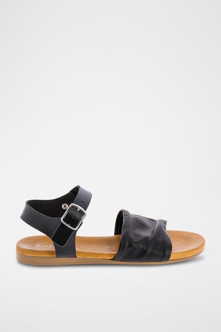 Leren Sandalen Vanuatu - Zwart