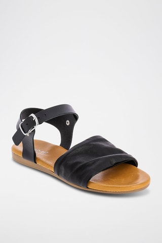 Leren Sandalen Vanuatu - Zwart
