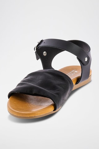 Leren Sandalen Vanuatu - Zwart
