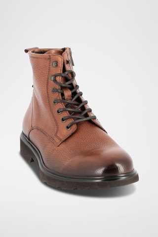 Boots em couro Porter - Castanho