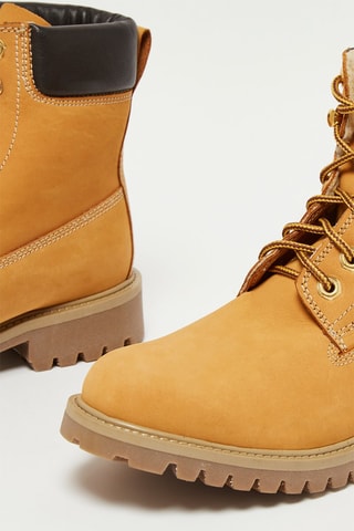 Boots em couro Padoux - Camel