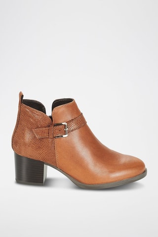 Bottines en cuir Patty 2 Camel