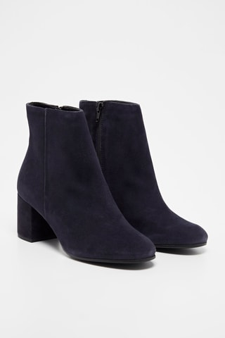 Nubuck Enkellaarzen Cadroe - Marineblauw