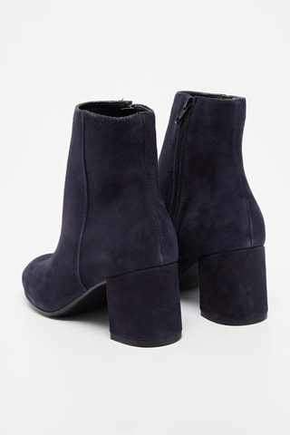 Nubuck Enkellaarzen Cadroe - Marineblauw