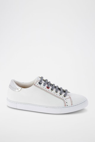 Leren Sneakers Zoe Wit