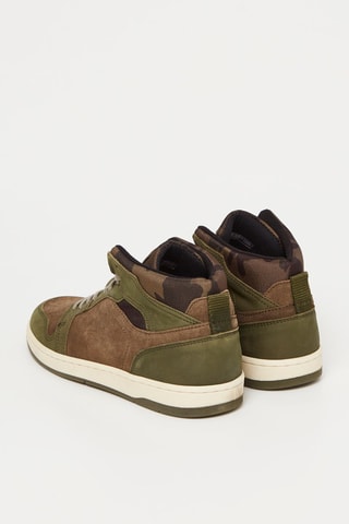 Hoge Nubuck Sneakers Picoto - Kaki 
