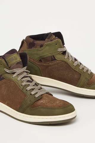 Hoge Nubuck Sneakers Picoto - Kaki 