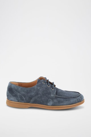 Nubuck Derby's Nouvion - Marineblauw
