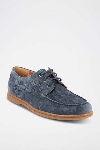 Nubuck Derby's Nouvion - Marineblauw