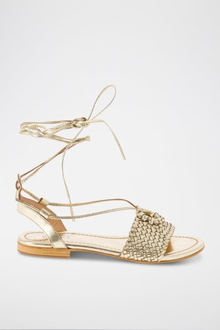 Leren  Sandalen Sheherazade - Goudkleurig