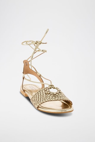 Leren  Sandalen Sheherazade - Goudkleurig