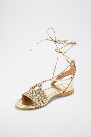 Leren  Sandalen Sheherazade - Goudkleurig