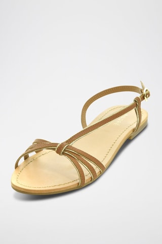 Leren Sandalen Sogni - Camel