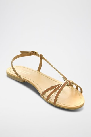 Leren Sandalen Sogni - Camel