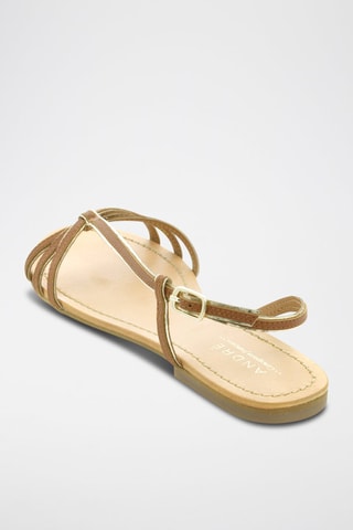 Leren Sandalen Sogni - Camel
