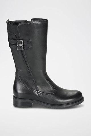 Botas em couro Apollina - Preto