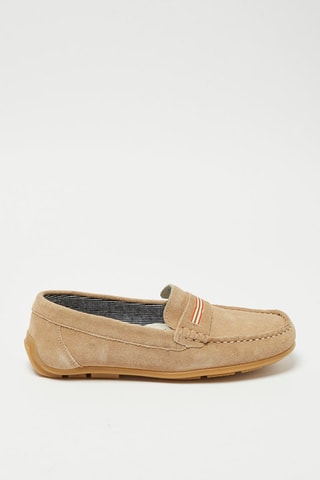 Mocassins em nobuck Romarin - Bege