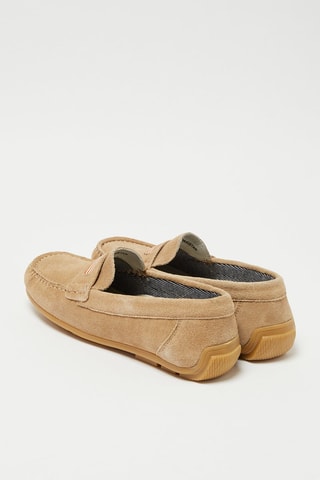 Mocassins em nobuck Romarin - Bege