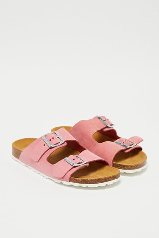 Leren Muiltjes Sabatique - Fuchsia
