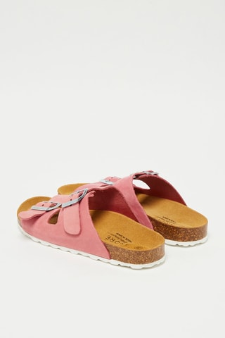 Leren Muiltjes Sabatique - Fuchsia