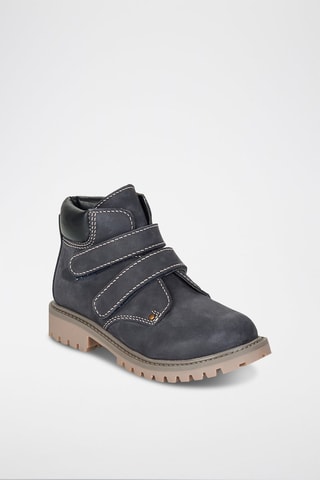 Boots em couro Phildo - Azul-marinho