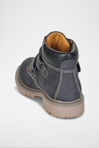 Boots em couro Phildo - Azul-marinho