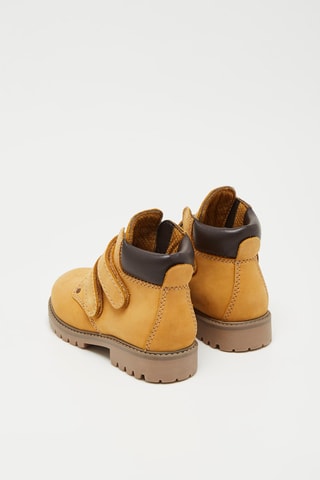 Boots em couro Phildo - Amarelo