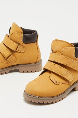 Boots em couro Phildo - Amarelo