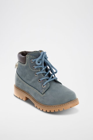 Boots em couro Chamoni - Azul