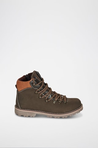 Boots em couro Remy - Castanho