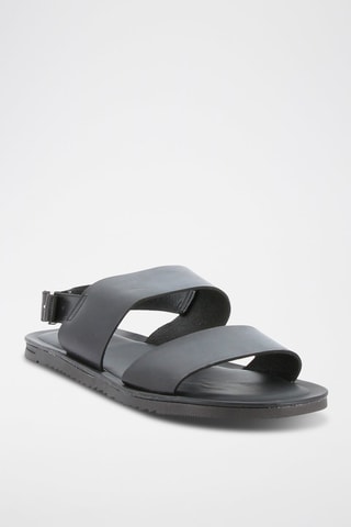 Leren Sandalen Naples - Zwart
