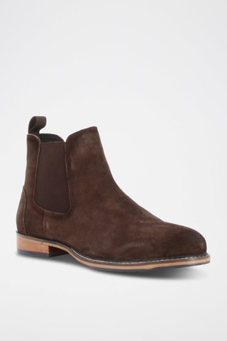 Boots Chelsea em nobuck Adam 2 - Castanho
