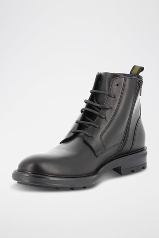 Boots em couro Rexton - Preto