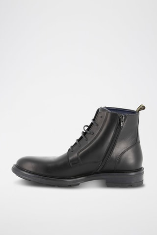 Boots em couro Rexton - Preto