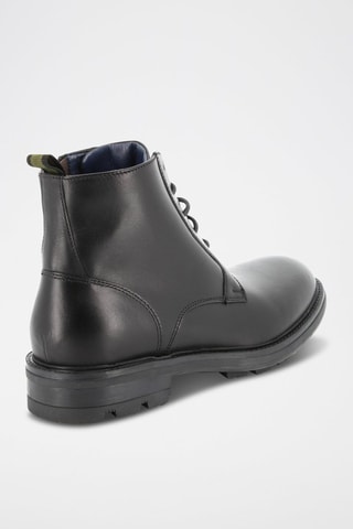 Boots em couro Rexton - Preto