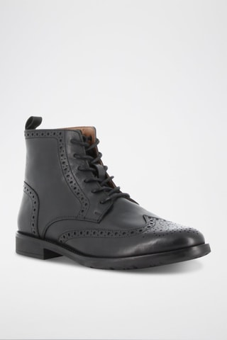 Boots em couro Axel 2 - Preto