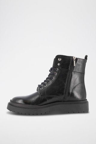 Boots en cuir Rizzolo - Noir
