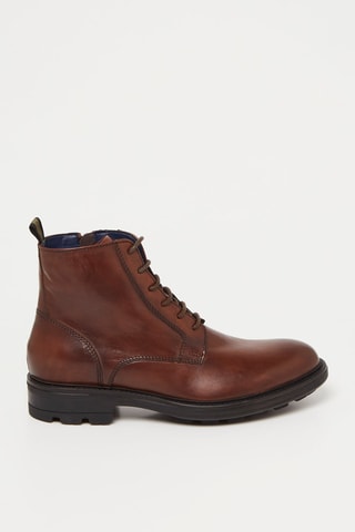 Bottines en cuir Rexton - Marron